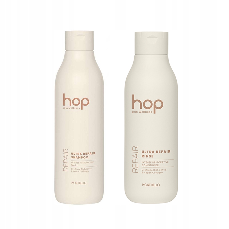 Montibello Hop Ultra Repair šampon 1000 ml kondicionér 750 ml pro obnovu