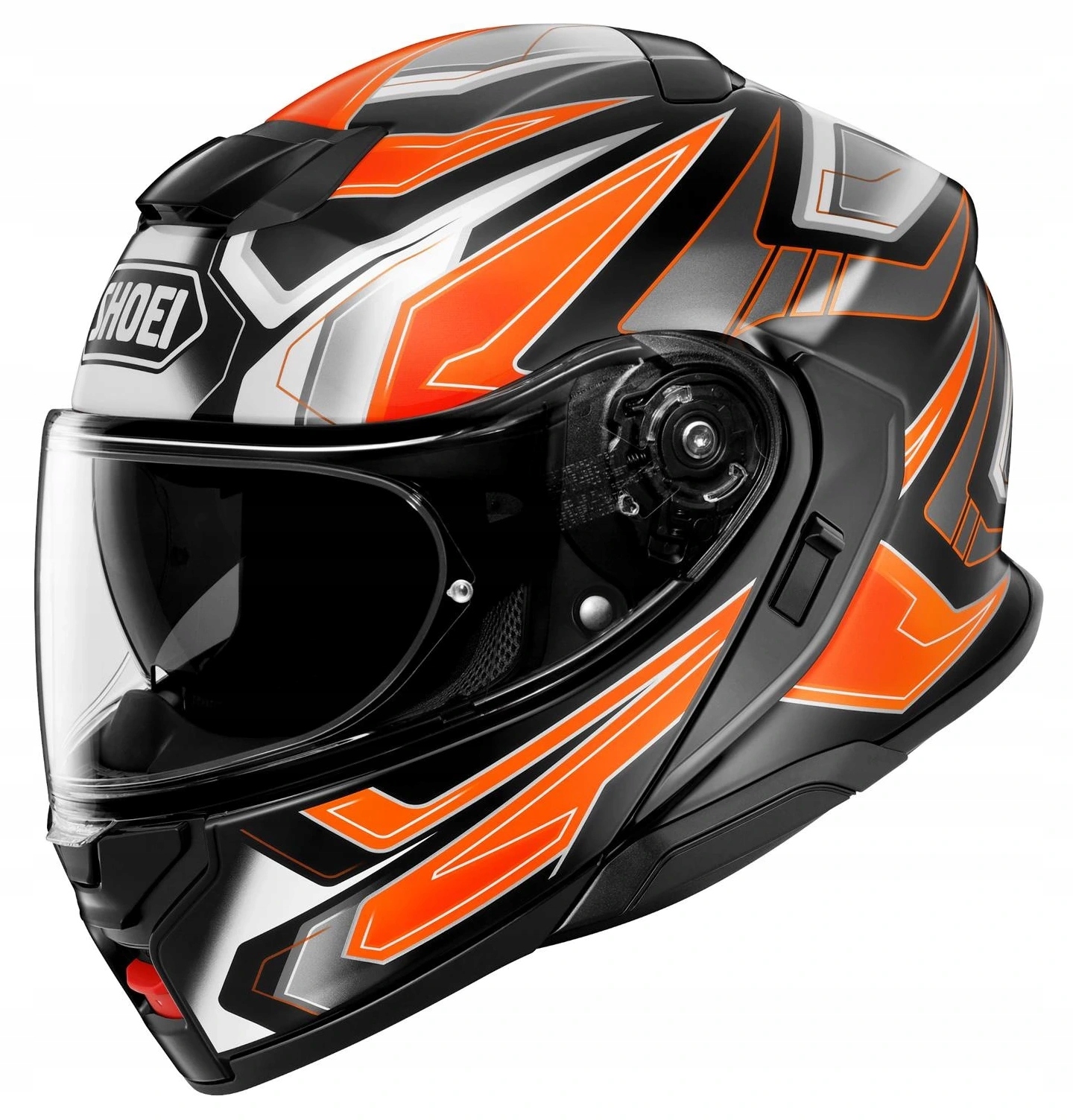 Shoei Neotec 3 Anthem TC-8 Motocyklová Prilba Čierna Oranžová