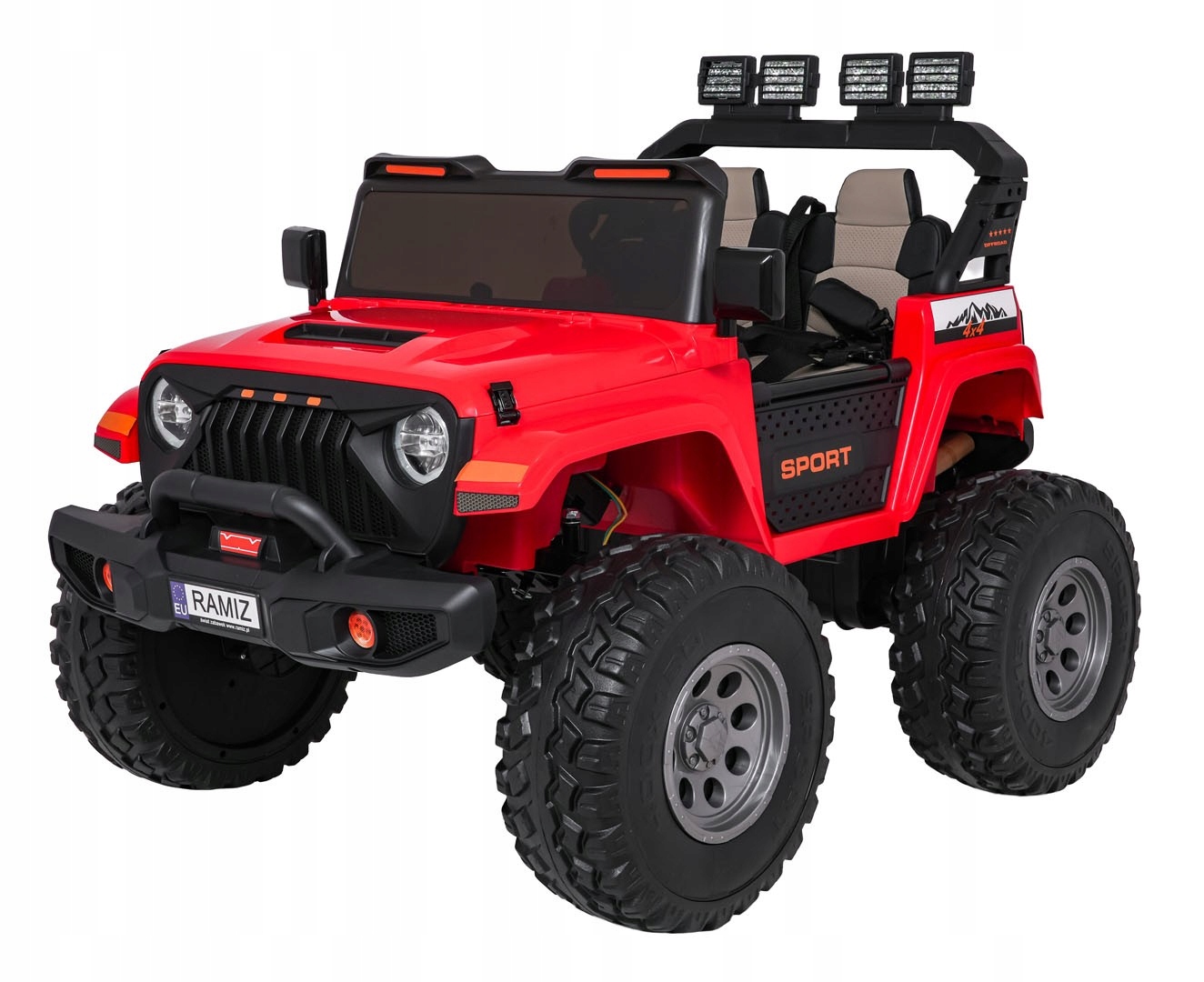 Duży Mocny Pojazd Extreme Sport Zmienna Wielkość Napęd 4x4 Pilot Aku 24v