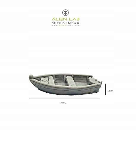 Alien diorama Boat for Miniature Wargaming 28mm [Resin]