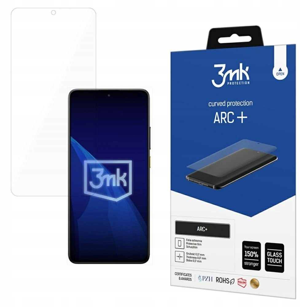 Folia 3MK Arc+ Fullscreen do Poco X7 Pro