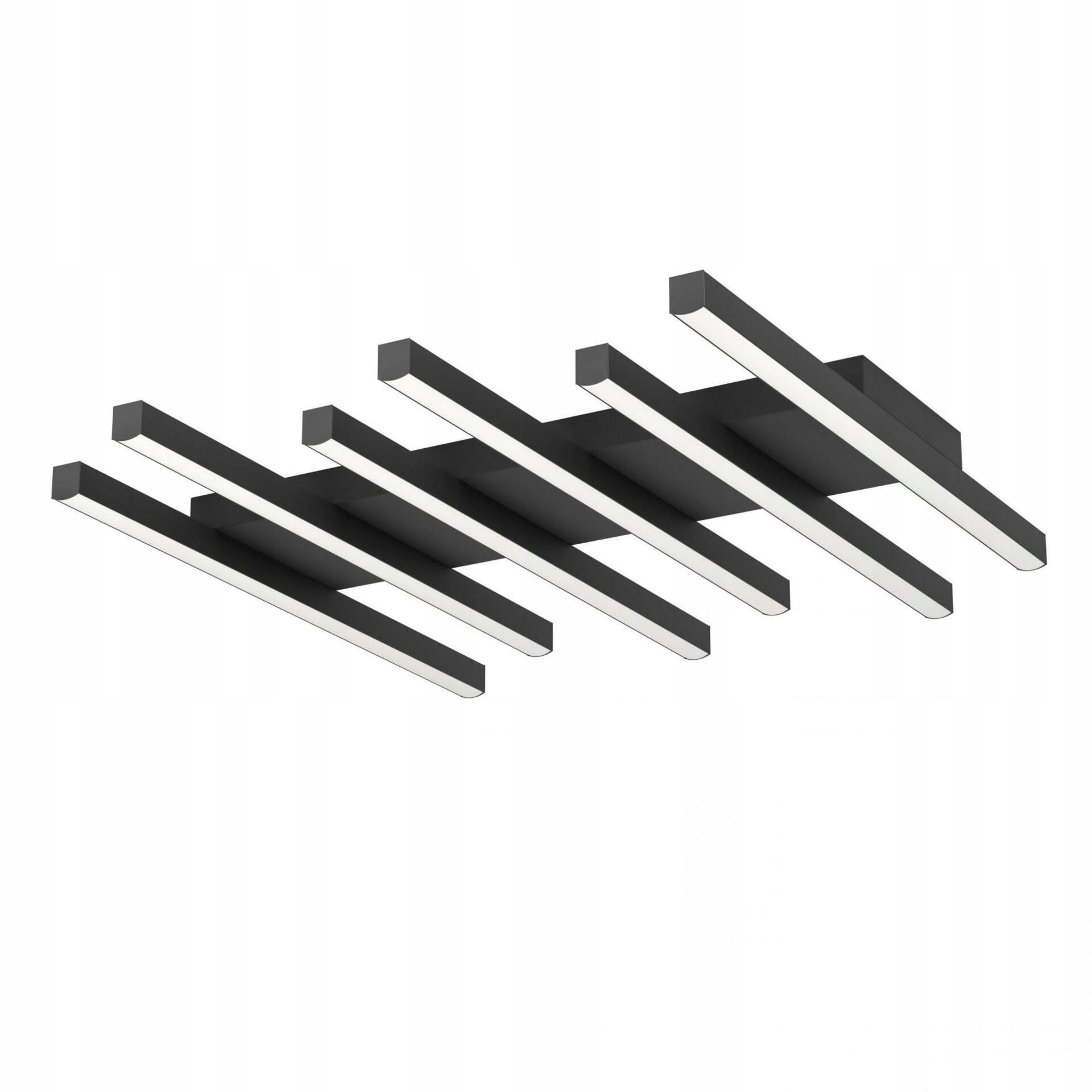 Stropné Led svietidlo Eglo Padulari 25,6W 3800lm čierne diaľkové ovládanie