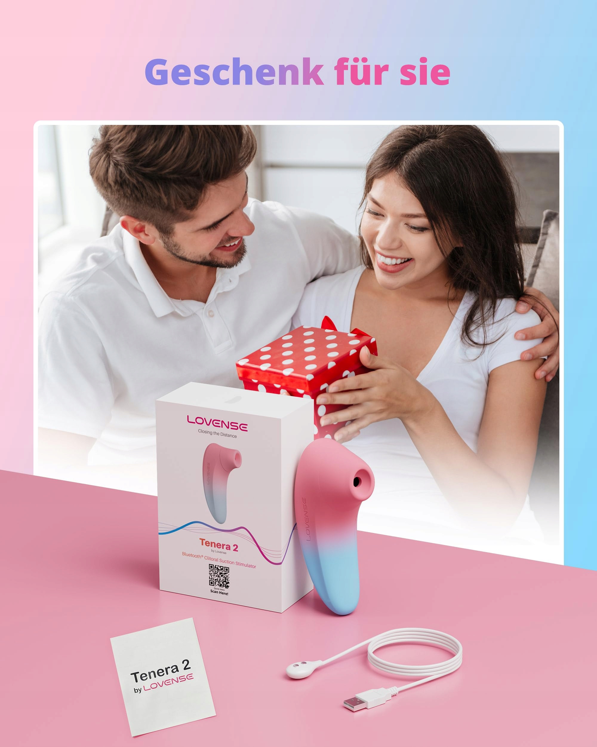 LOVENSE Tenera 2 Klitoris Stymulator Wibracyjny Z Aplikacją Dla Kobiet — miniatura 7