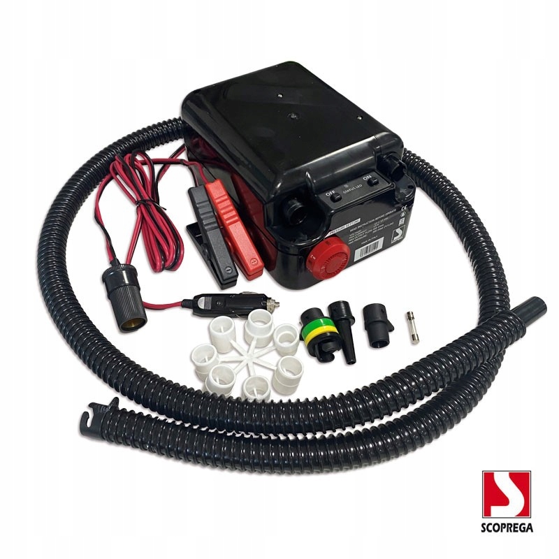 Elektrická pumpa pro Sup ponton Scoprega Ge 10-8 450 l/min 11,6 psi 12v