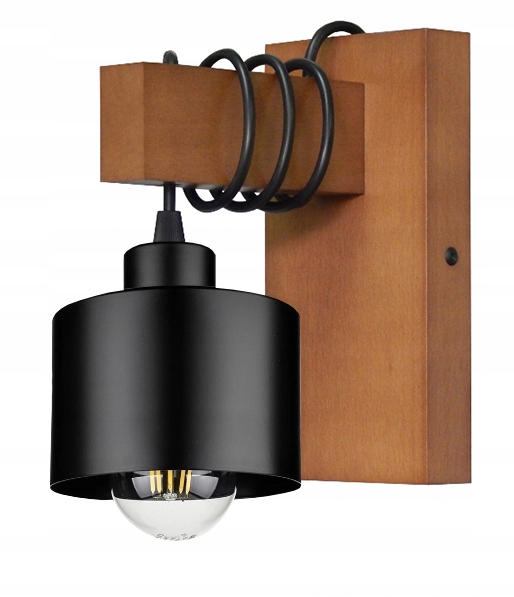 

Lampa/kinkiet Ścienny typ:018-K ,drewno, Loft,w...