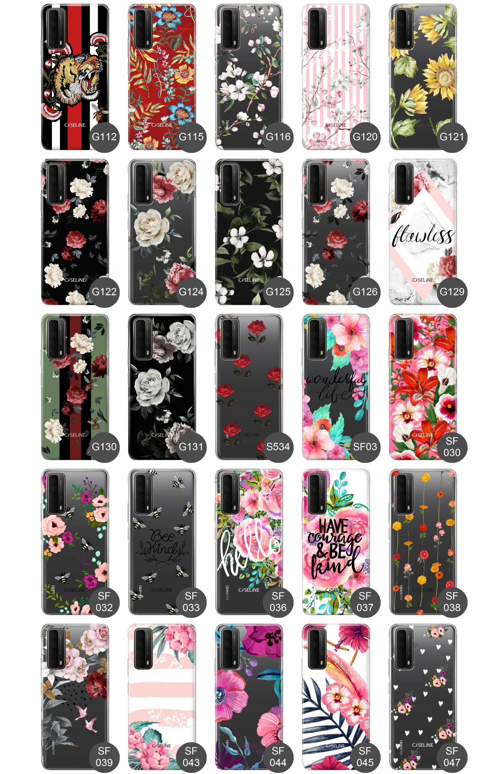 Etui do Huawei P Smart 2021 case wzory guma