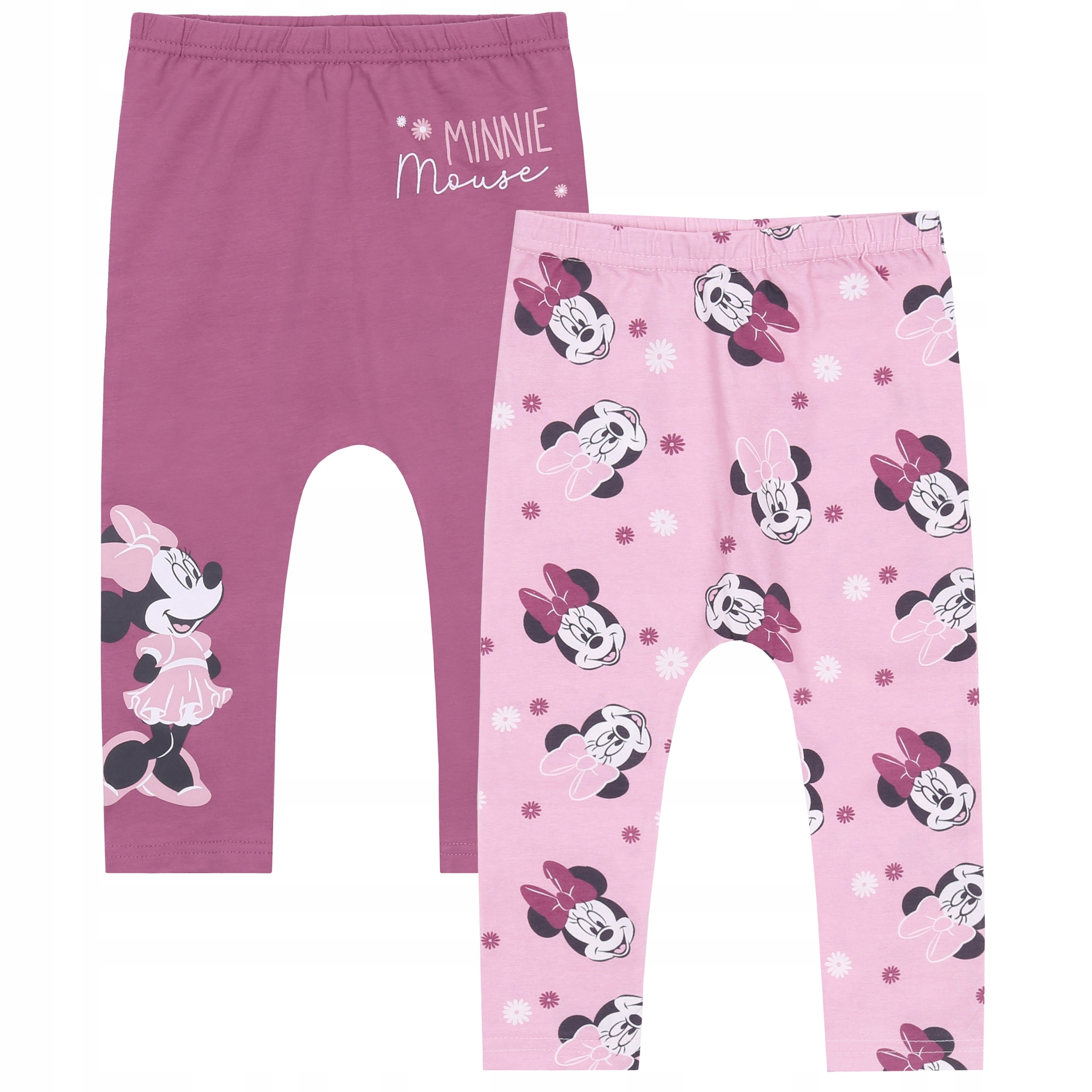 

2x Legginsy/getry niemowlęce Myszka Minnie 68 cm