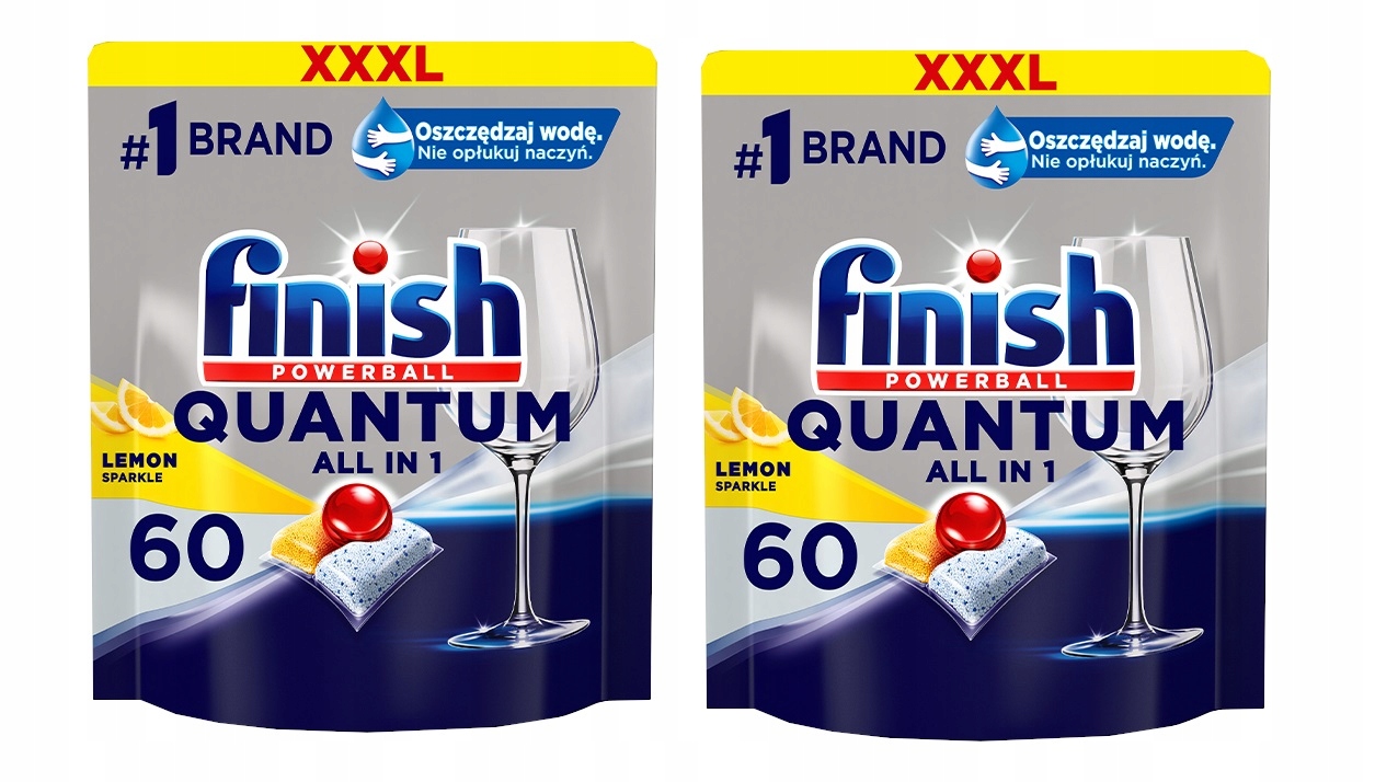 

Finish Quantum Kapsułki do zmywarki Lemon 2x 60