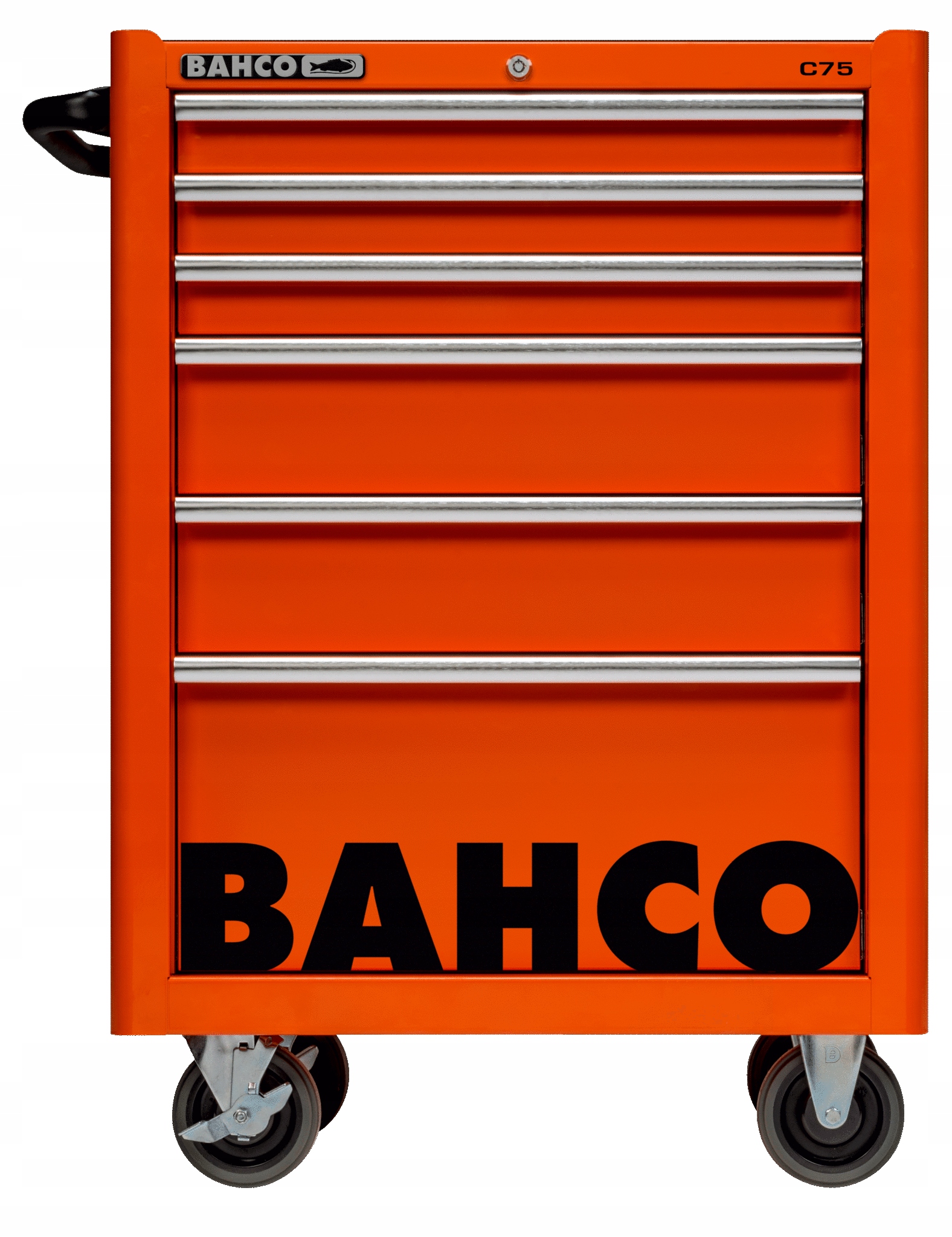 Wózek narzędziowy C75, 6 szuflad, 956x501x763 mm, 1475K6 (pomarańczowy) BA Marka Bahco