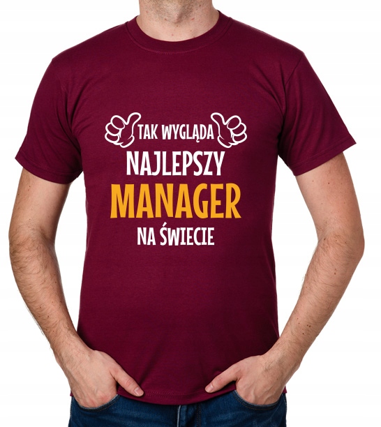 

koszulka Najlepszy Manager prezent