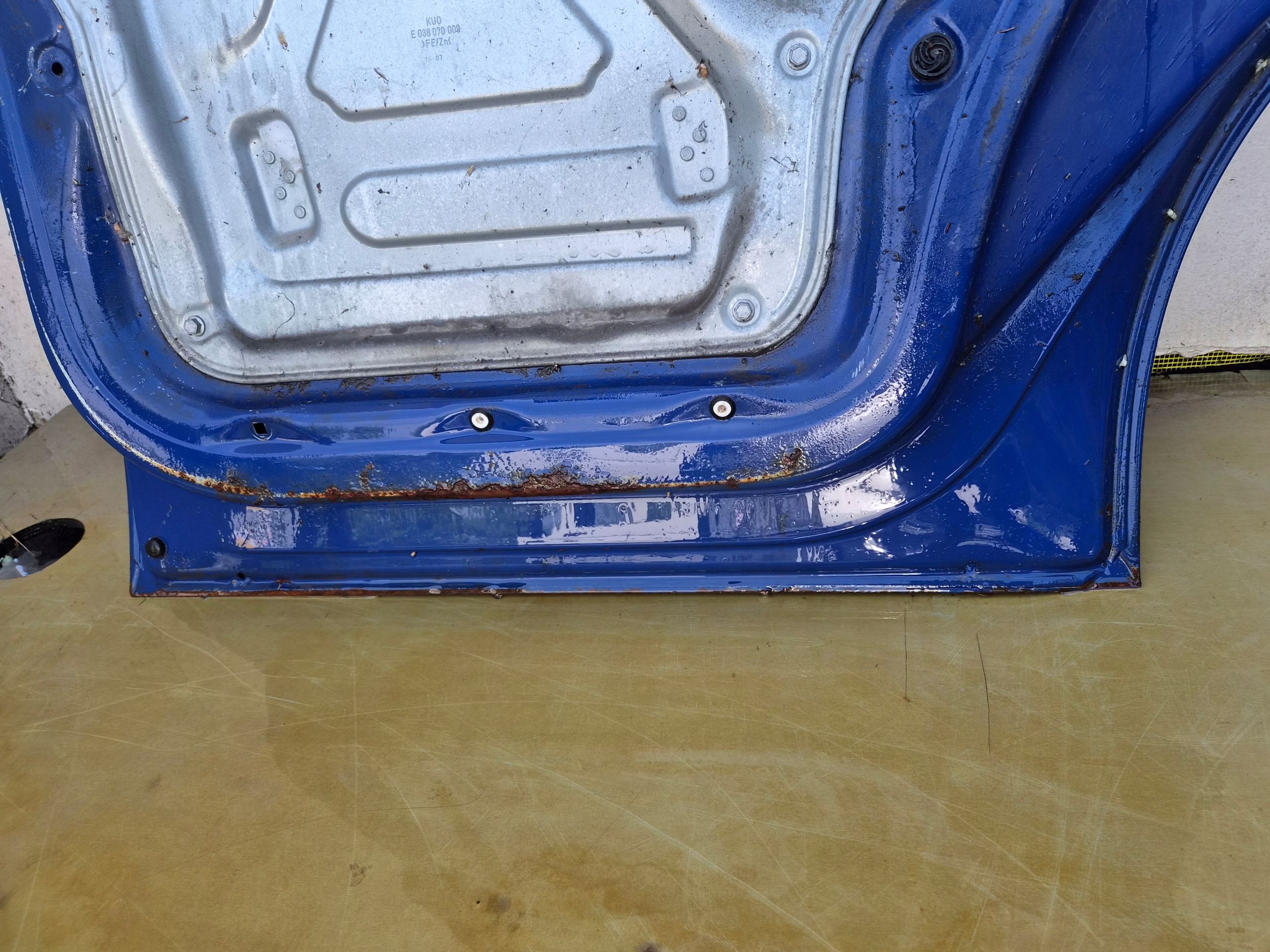 door front left VW T5 T5 LIFT front kierowca/ driver´s granatowe
