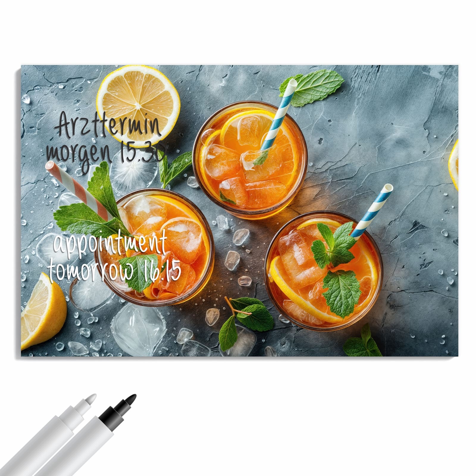 Magnetická tabule Letni Drink 60 × 40 cm