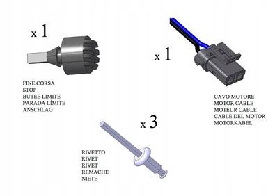 PODNOŚNIK SZYBY LEWY ELEKTRYCZNY Z SILNIKIEM Numer katalogowy części ZR PG22 L