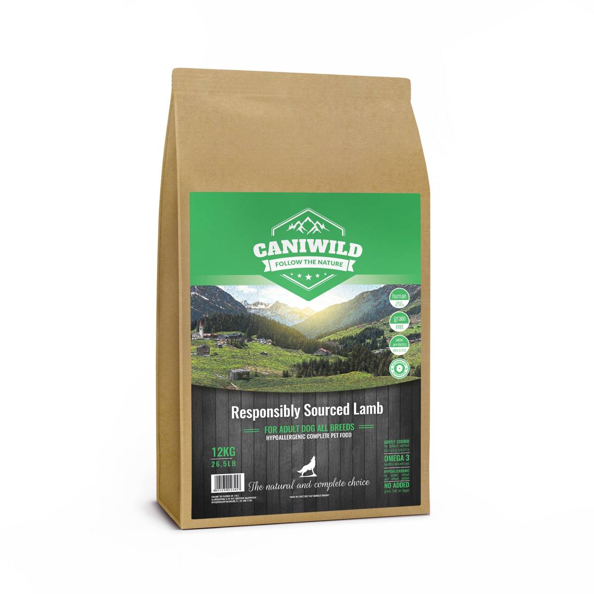 Caniwild Adult Lamb Karma Dla Psa Z Jagnięciną 12KG