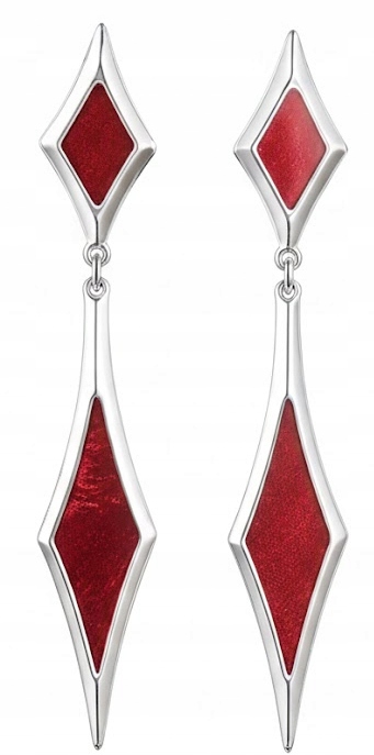 Dlouhé stříbrné náušnice dámské visací stříbro 925 puzetky pecky