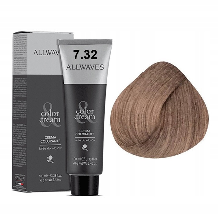 

Allwaves Farba Do Włosów 7.32 100 ML