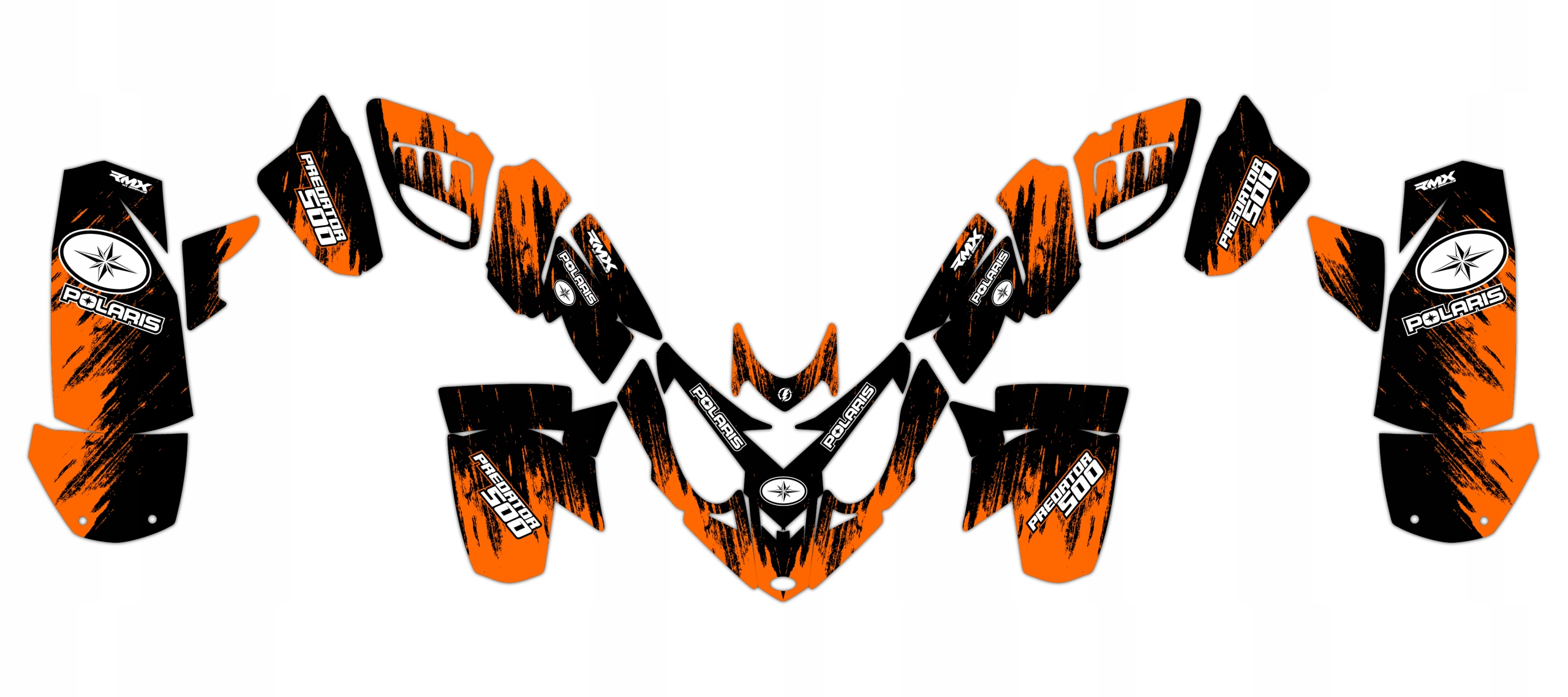 Шпон / наклейки quad Polaris Predator 500