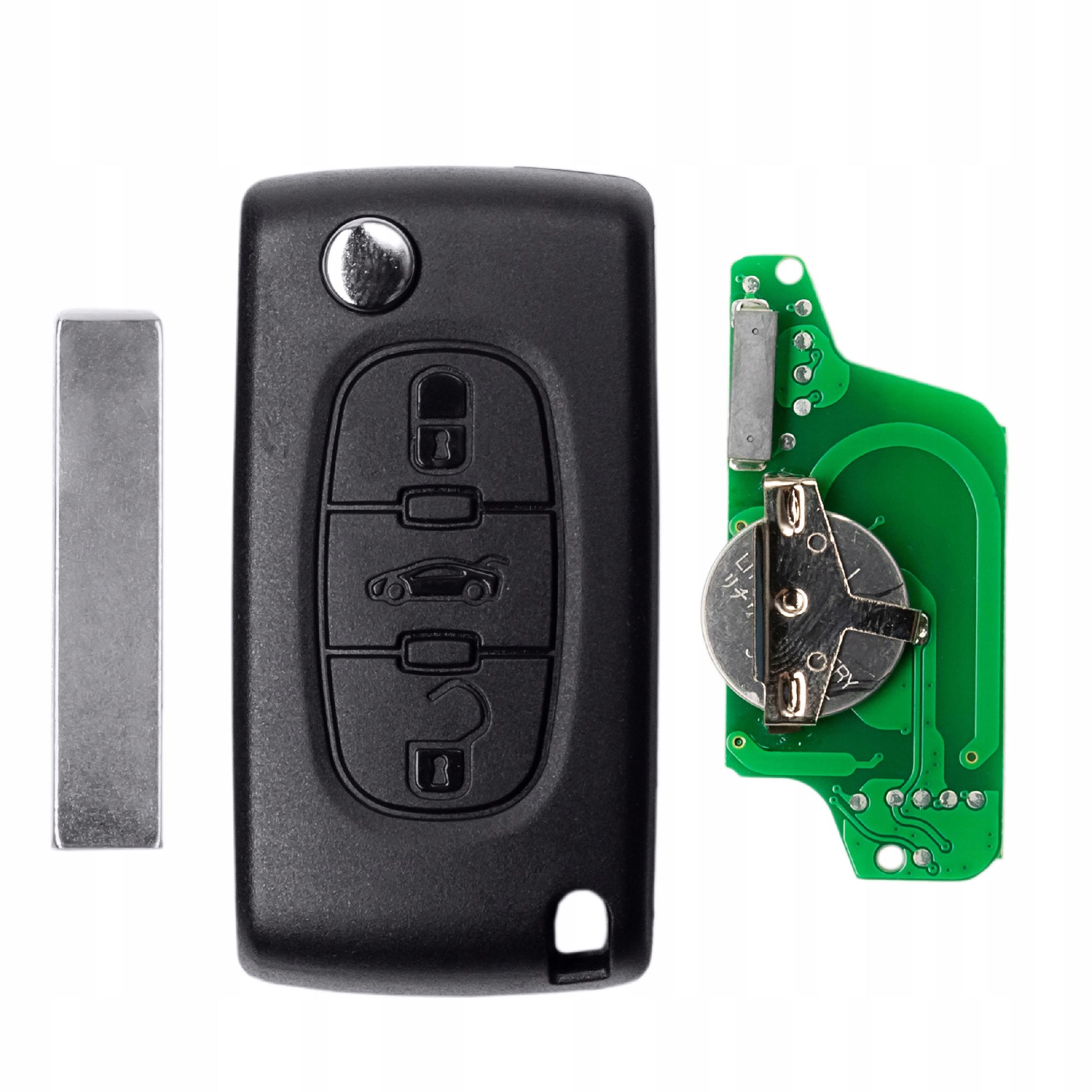 Zdjęcie AWparts KLUCZYK Z ELEKTRONIKĄ THU23 CITROEN C1 C2 C3 C4 C5 C6 C8