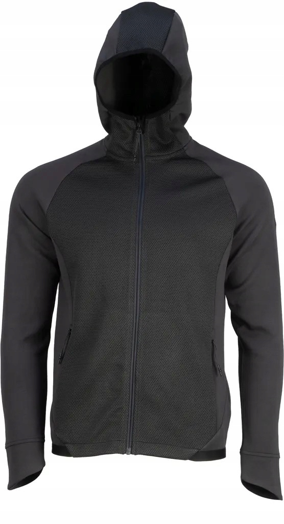 pánská sportovní mikina na zip s kapucí GTS303061M Scuba 17carbon 48/M
