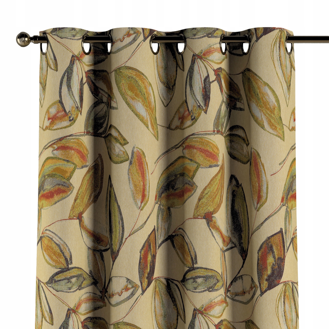 Záves na kolieskach 1 ks 130x245 cm hnedý