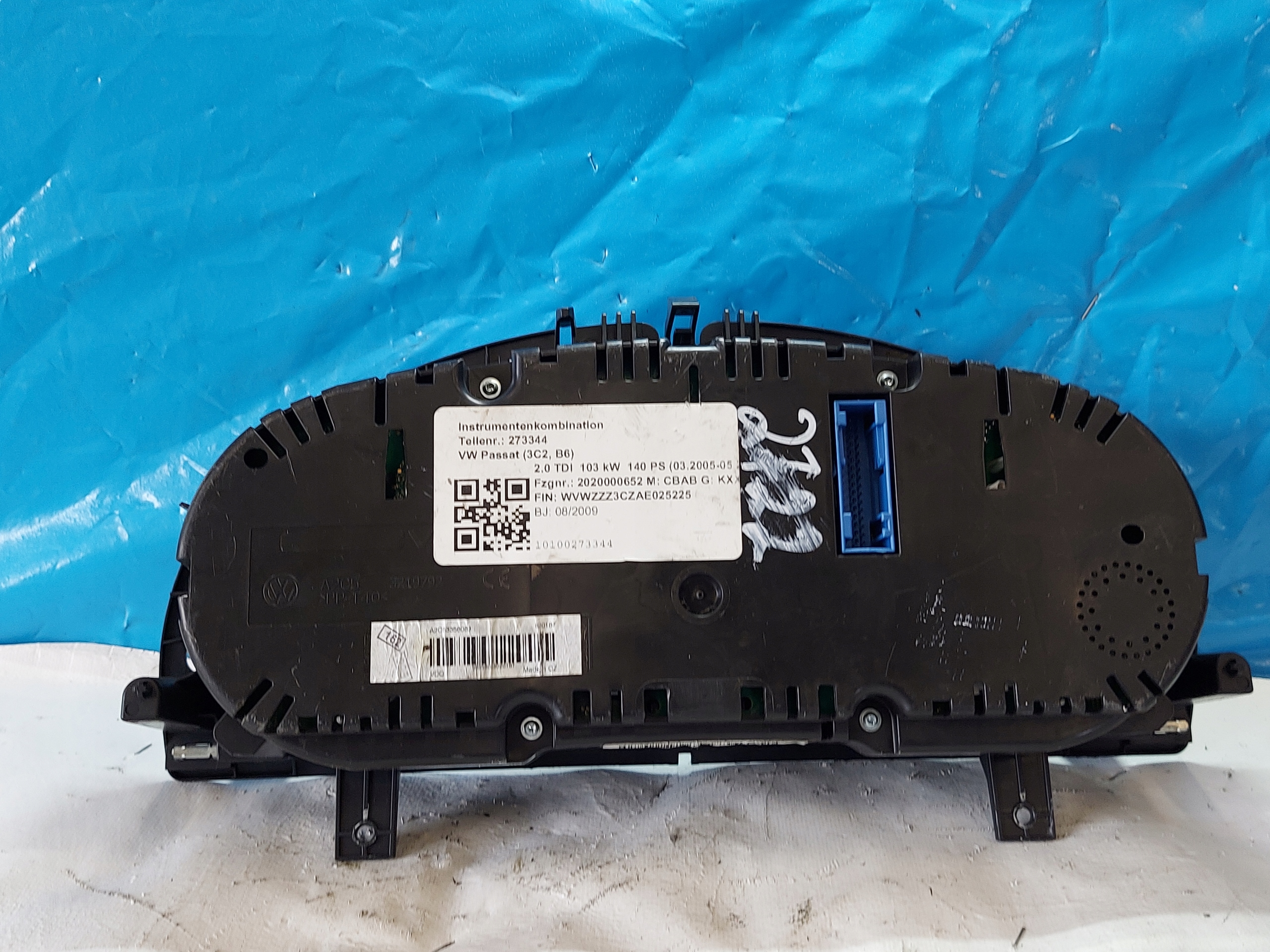 dials clock PASSAT B6 2.0 TDI 3C0920872B