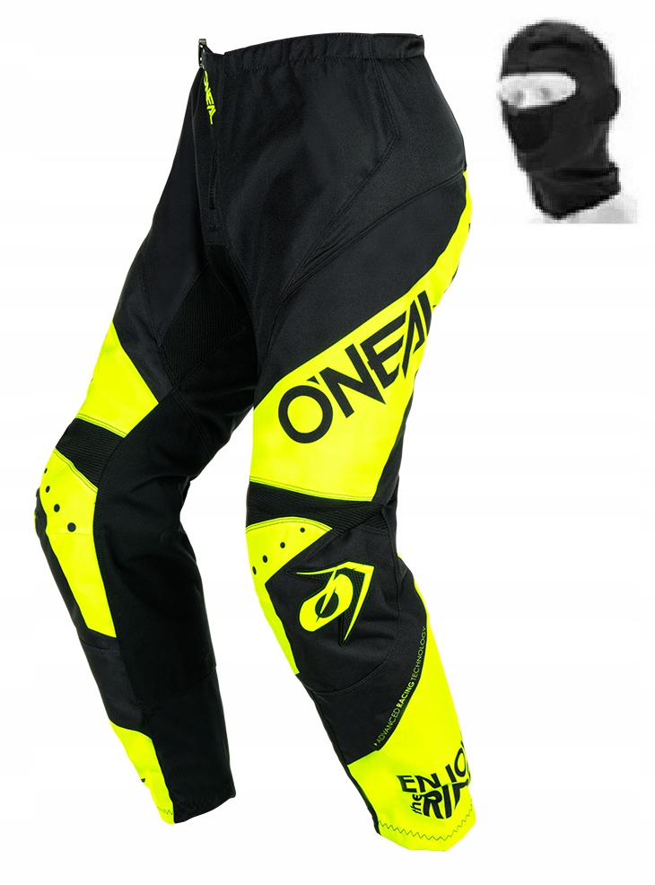 SPODNIE ELEMENT RACEWEAR V.24 BLACK/YELLOW 42/58