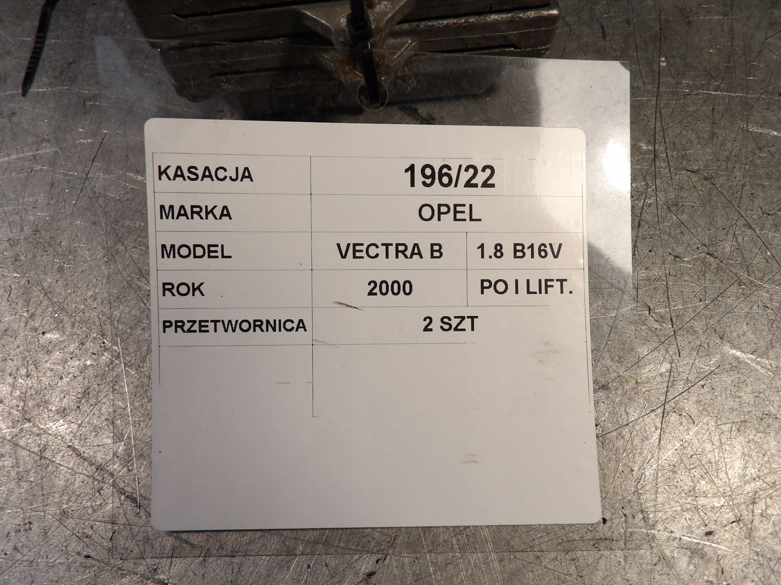 control unit Opel Vectra B FL 1307329053