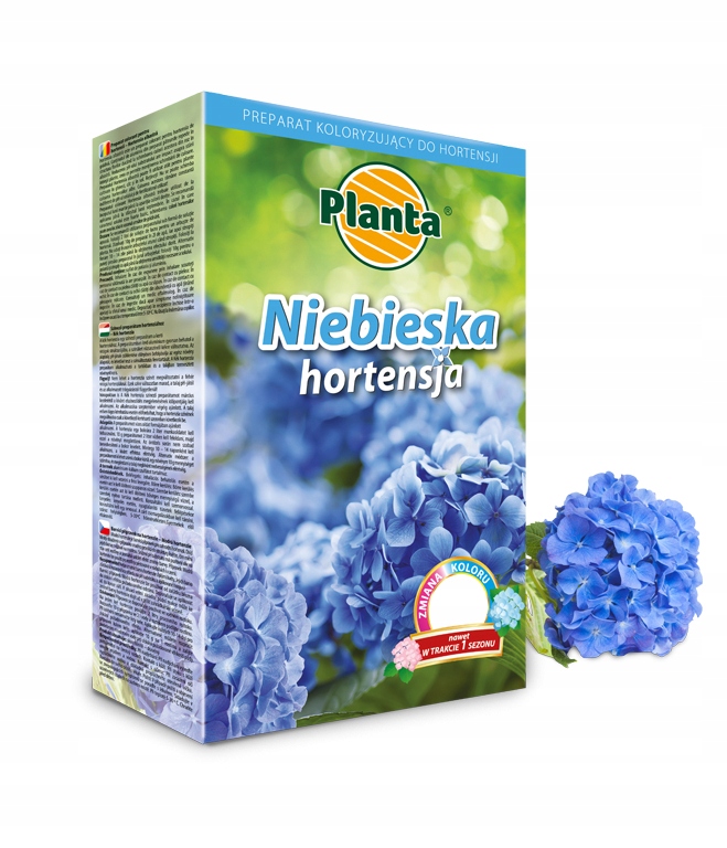 

Planta Niebieska hortensja Zmienia kolor Nawóz