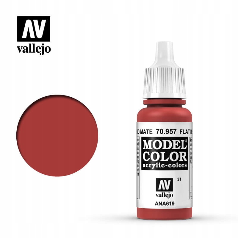 

Model Color 031 Flat Red 70957