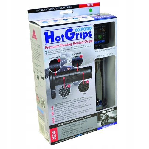 Touringové Vyhrievané Manžety S Ovládacím Panelom 22 MM, Dĺžka 110-120 MM