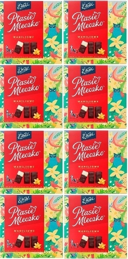 8x340g Wedel Ptasie Mleczko Waniliowe