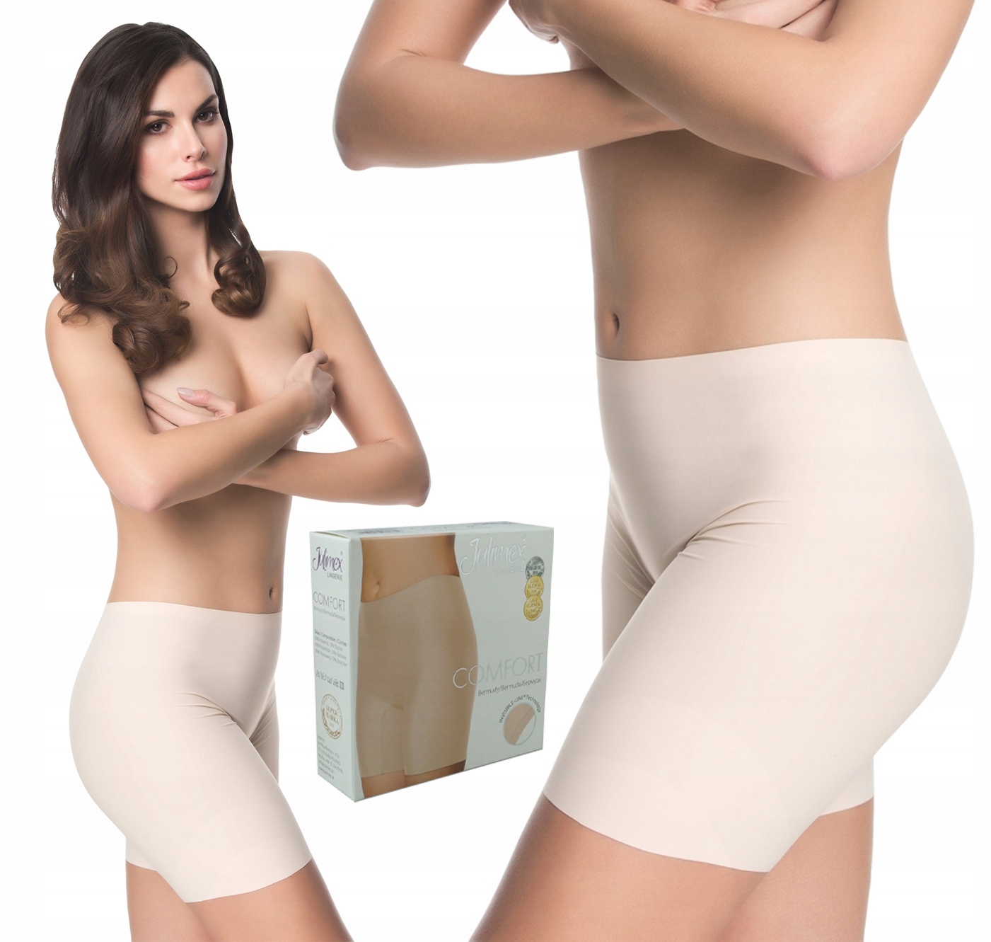 

Bermudy Comfort Wygładzające bezszwowe Julimex XXL