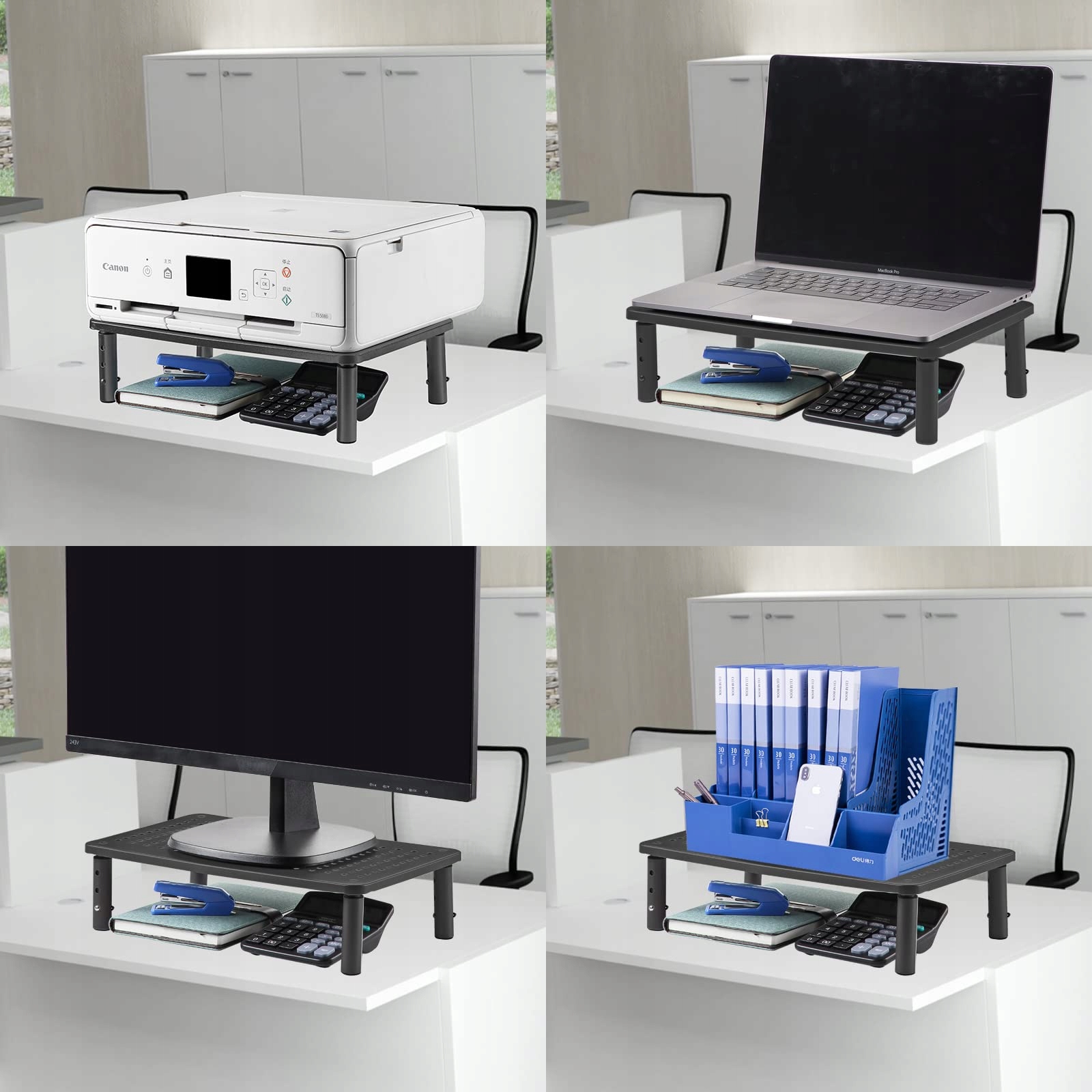 BRACWISER Uniwersalna Podstawka Pod Monitor Regulowana Wysokość Do Laptopa — miniatura 8