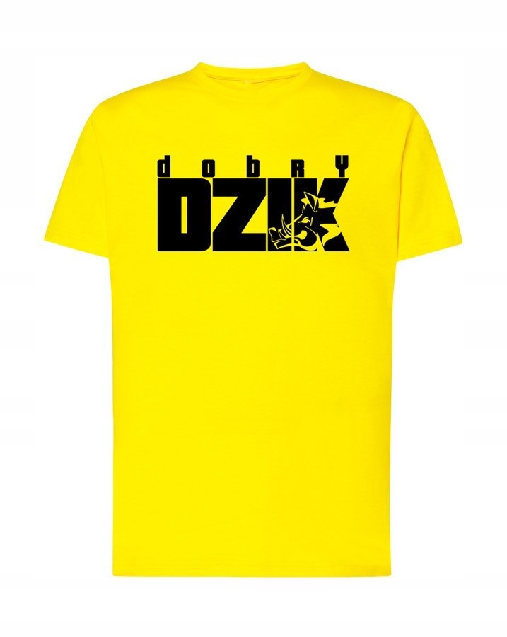 

Koszulka męska Dobry Dzik, siłownia, żółta 2XL