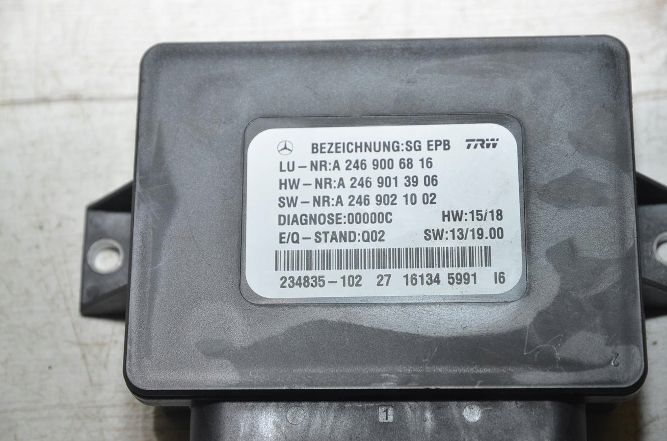 module control unit Mercedes W176 lift