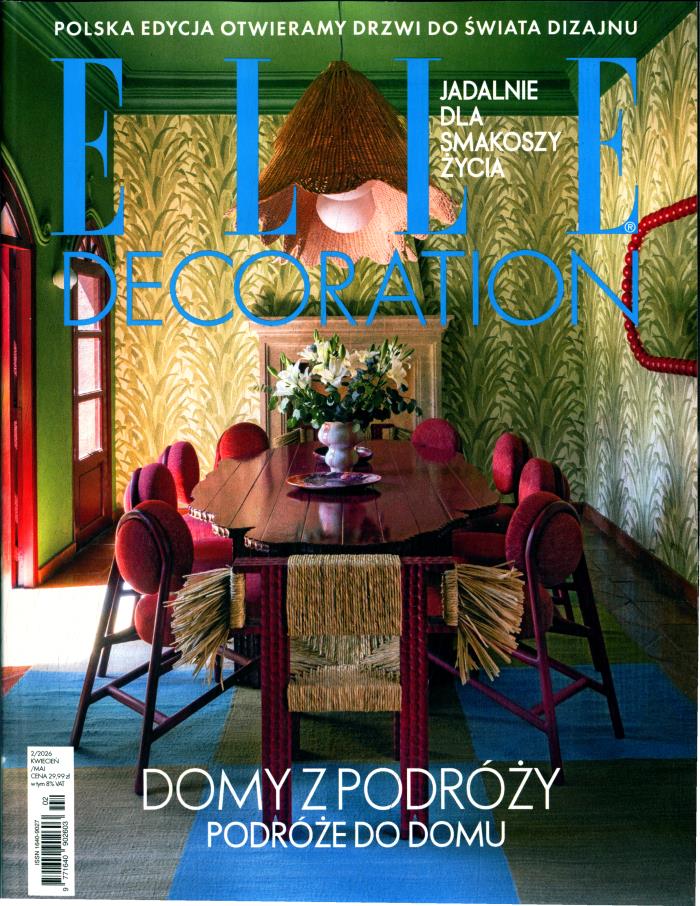 ELLE DECORATION 2 / 2026 KWIECIEŃ - MAJ