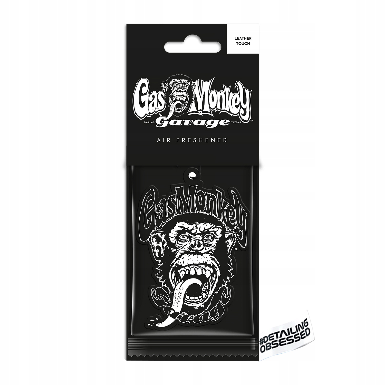 Aroma Gas Monkey Leather Touch Black zawieszka zapachowa