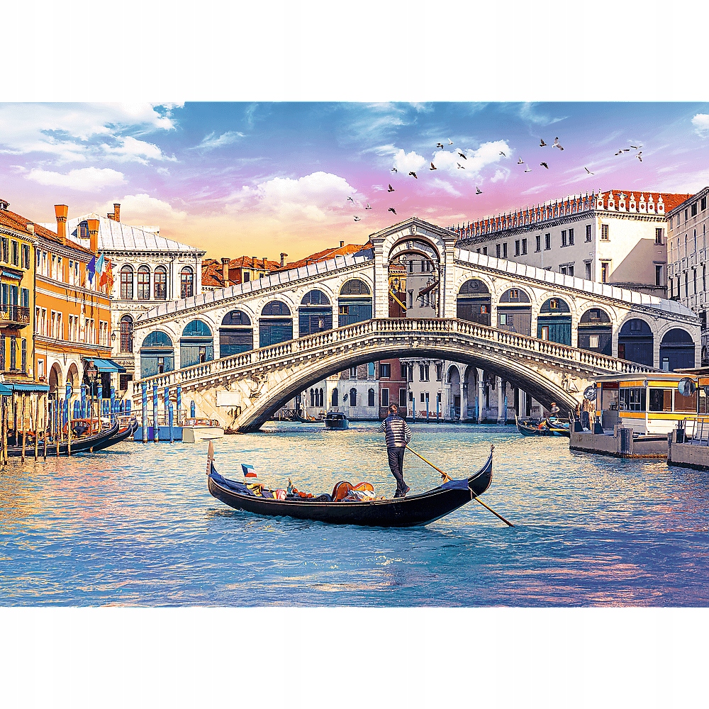 

Puzzle Miasto Wenecja Most Rialto 10+ 500 El Trefl