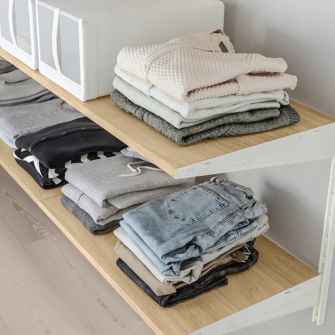 PÓŁKA ŚCIENNA BOAXEL DĄB IMITACJA 60x40 CM Marka Ikea