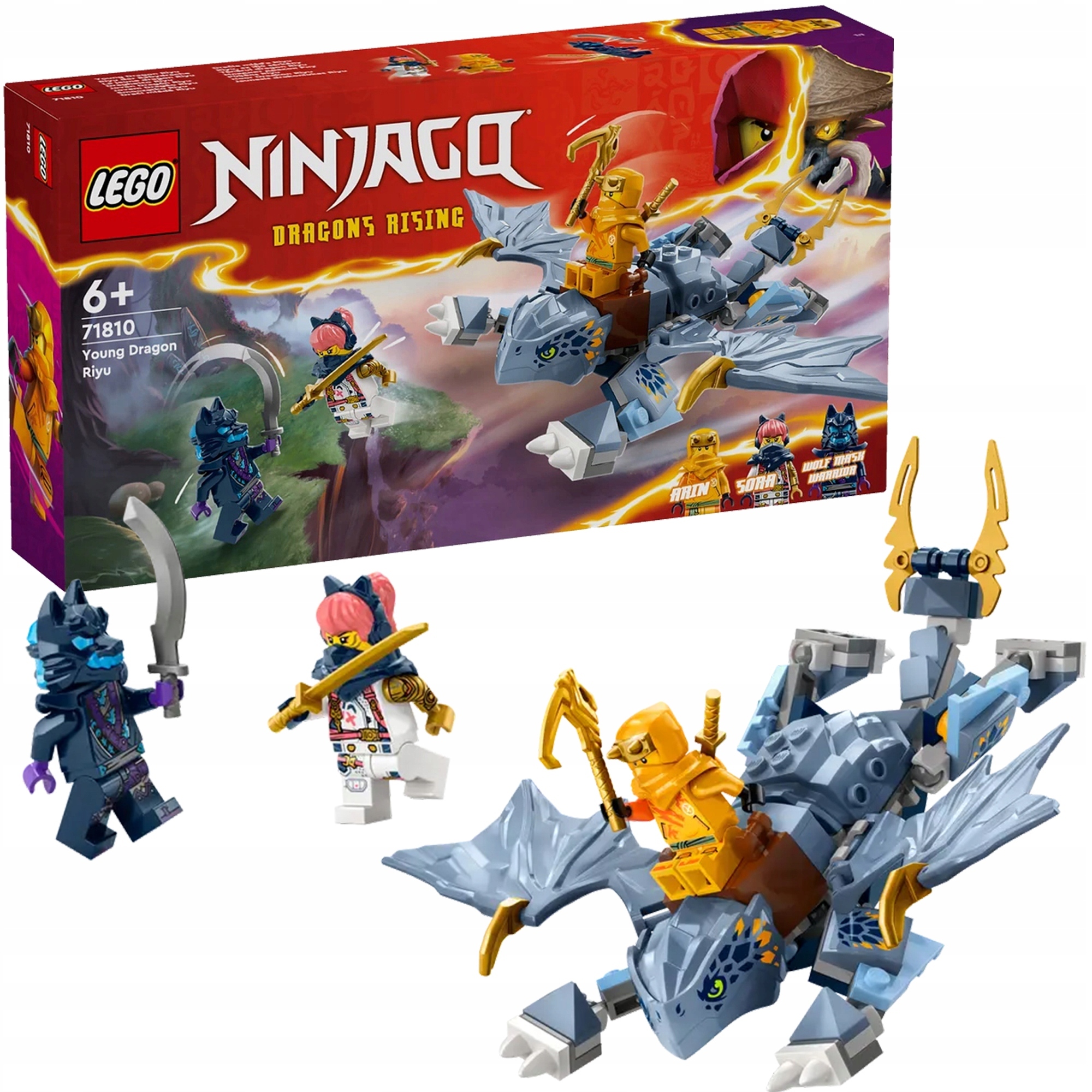 71810 - LEGO Ninjago - Smoczątko Riyu EAN (GTIN) 5702017584546