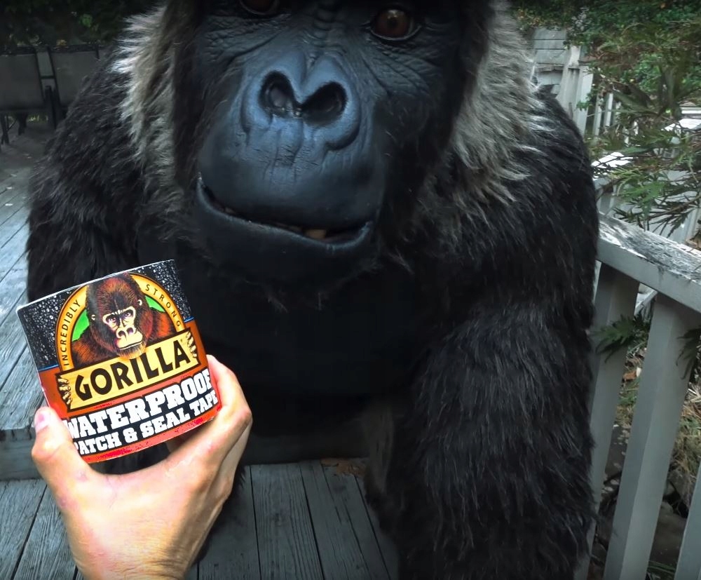 TAŚMA KLEJĄCA NAPRAWCZA WODOODPORNA GORILLA MOCNA Szerokość 100 mm