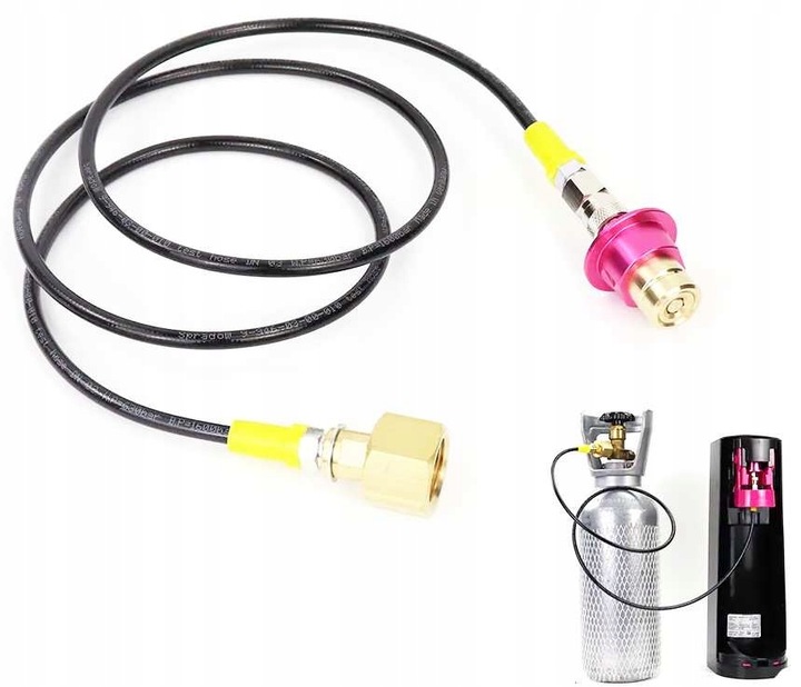 Przetoczka Adapter Przewód Do Sodastream Terra Art Duo Quick Connect 250cm