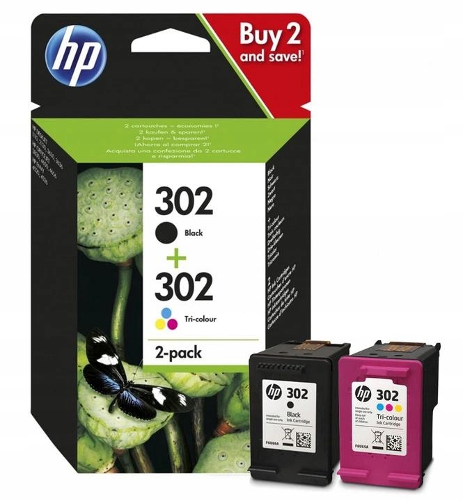 

Tusz Hp 302 Zestaw Czarny Kolor Oryginał
