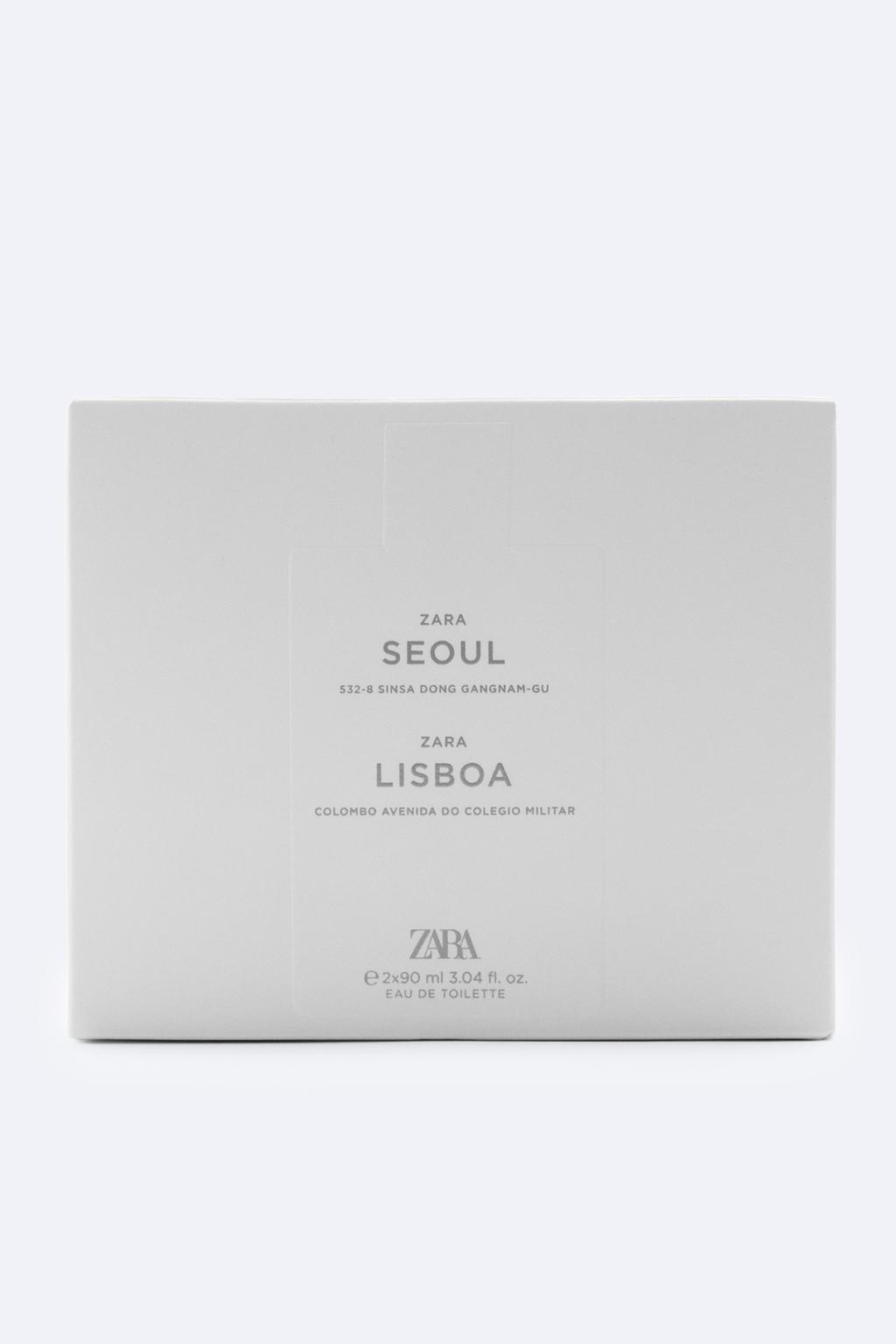 Perfumy męskie ZARA SEOUL + LISBOA 2 x 90 ML Kod producenta 0210/028
