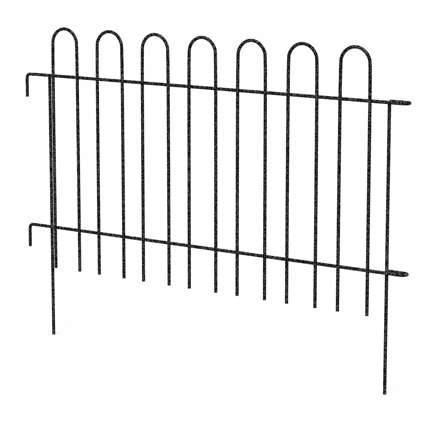 

Metalowy płotek ogrodowy klasyczny wys. 70 cm