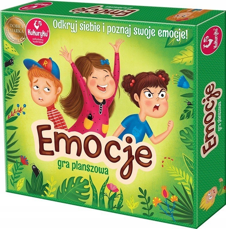 

Emocje Gra Planszowa Edukacyjna Kukuryku