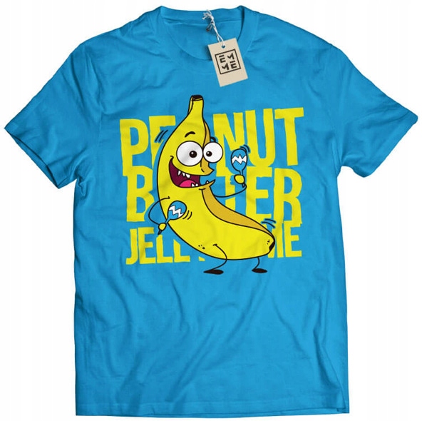 

Koszulka Peanut Butter Jelly Time niebieska 2XL