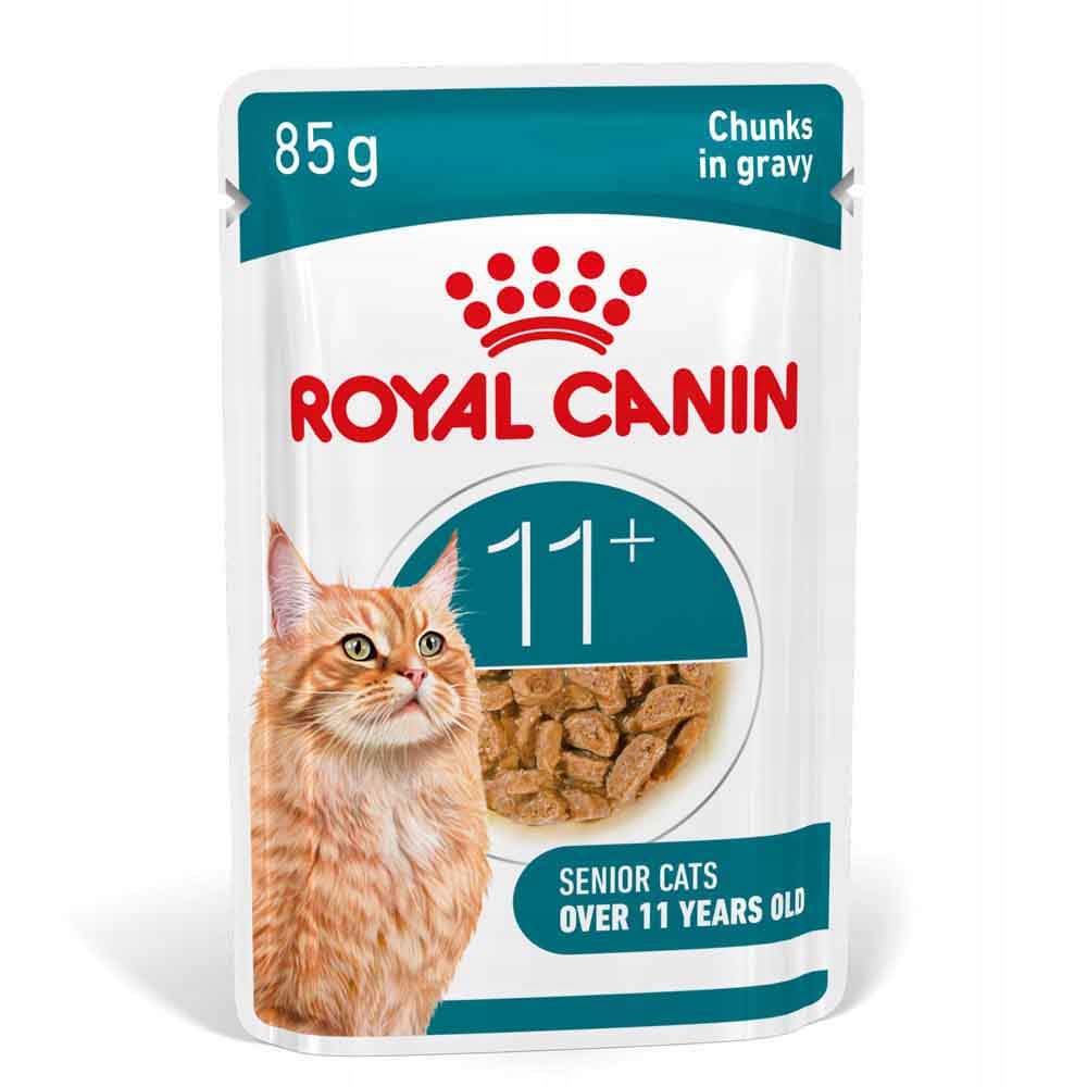 Levně Royal Canin Fhn Cat Aging 11+ Gravy 12x85 g mokré krmivo v omáčce