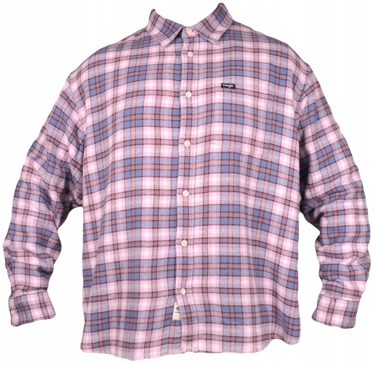 Wrangler košile Checked pink 1 Pkt Shirt XL