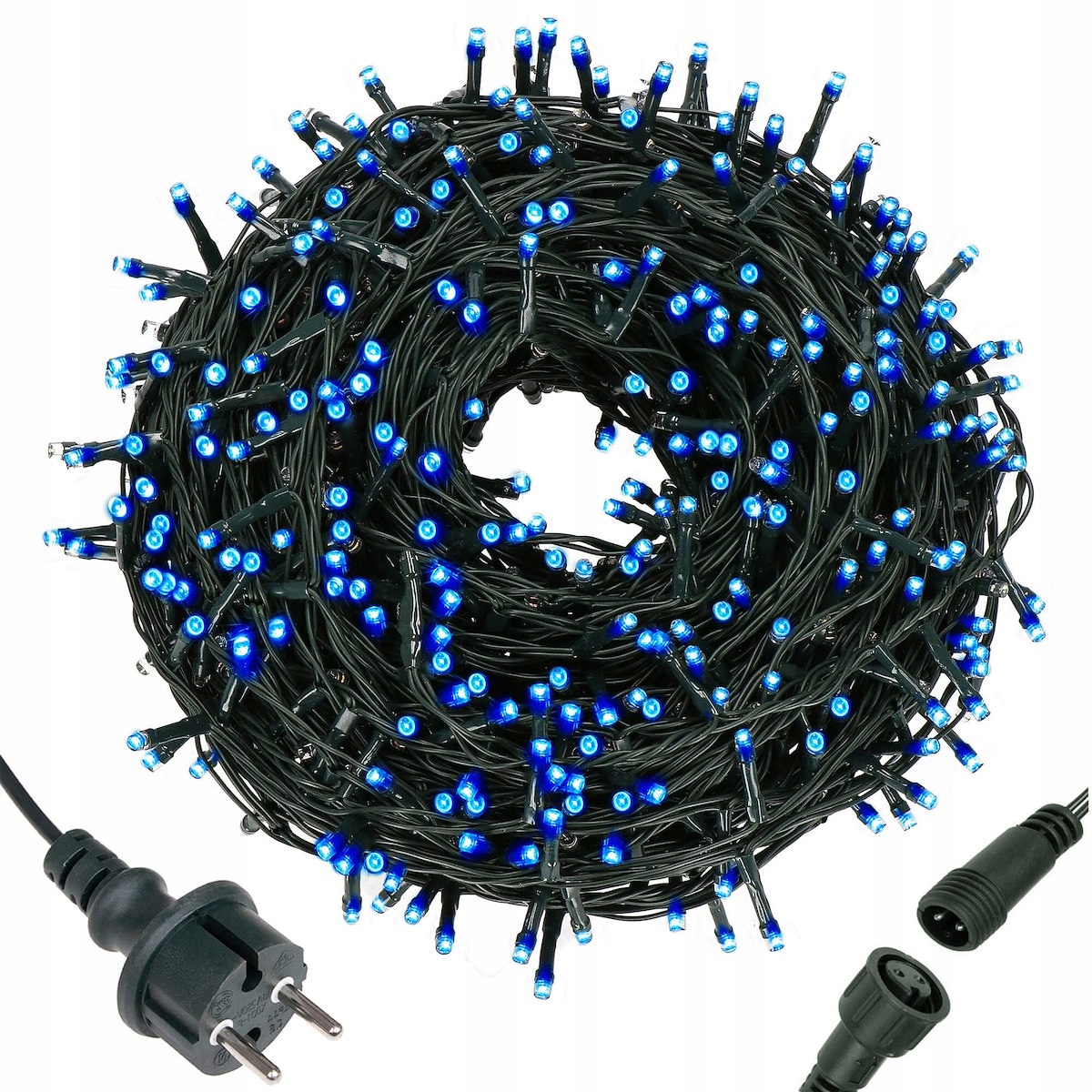 

Światełka Lampki 500 Led Zewnętrzne Niebieskie 30m